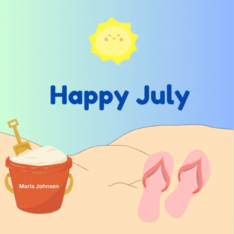 July 1 Beach GIF by Maria Johnsen