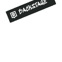 Backstage Sticker by Refresher