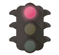 Traffic Light Sticker by lepermislibre