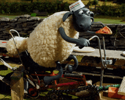 Shaun The Sheep Eating GIF by Aardman Animations