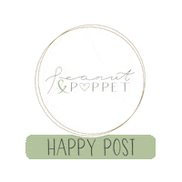 PeanutandPoppet eco eco-friendly happy mail cloth nappies Sticker