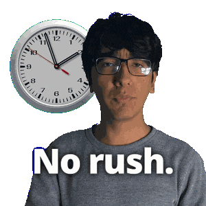 Relaxed Slow Down Sticker