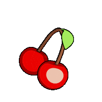 3D Fruit Sticker by KEKILA