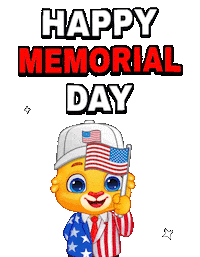 United States Usa Sticker by Lucas and Friends by RV AppStudios