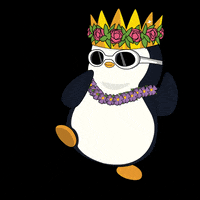 Happy Rock And Roll GIF by Pudgy Penguins