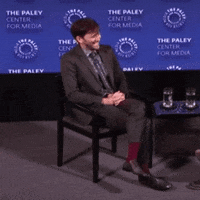 david tennant laugh GIF by The Paley Center for Media