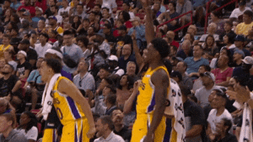 Excited Los Angeles Lakers GIF by NBA