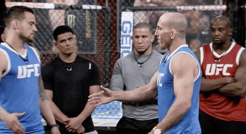 the ultimate fighter handshake GIF