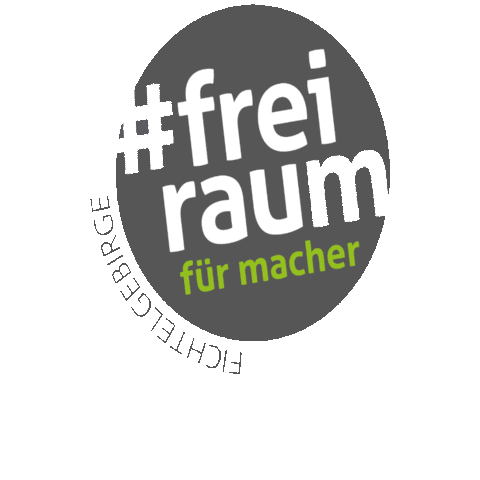 Freiraum Für Macher Sticker by Freiraum Fichtelgebirge