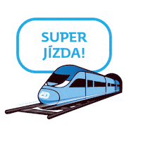 Train Vlak Sticker by České dráhy
