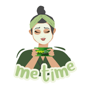 cantiknyakulitsehat giphyupload me time metime cantiksehat Sticker