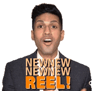 Reel Sticker by Michael Duggal