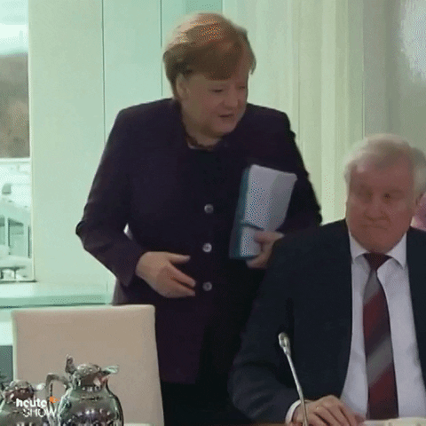 Angela Merkel No GIF by Heute-Show