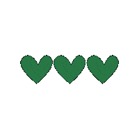Green Hearts Sticker by Volg