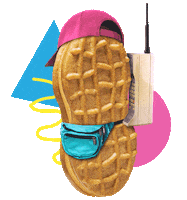 Nutterbutter retro 90s cookie 1990s Sticker