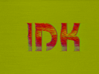 Glitch Text GIF