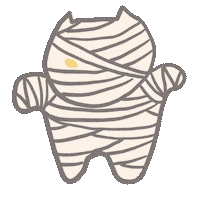 Halloween Mummy Sticker