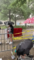 Harry Styles Fans Line Up for Houston Show Amid Tropical Storm Warnings, Downpour