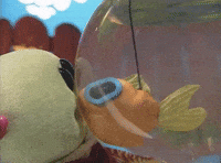 Fish kiss