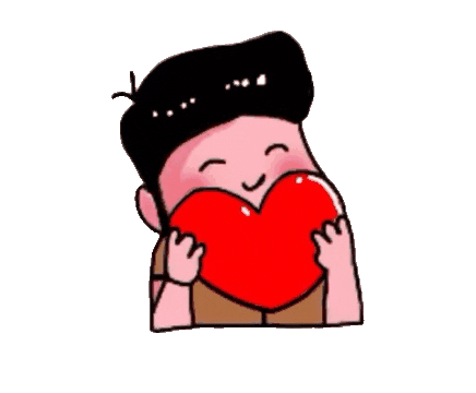 In Love Thank You Sticker