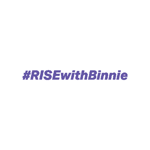 Rise With Binnie Sticker by Binnie Consulting