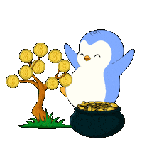 Money Crypto Sticker by Pudgy Penguins
