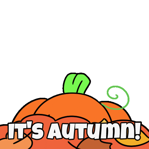 Happy Its Fall Sticker by Christophers Genie