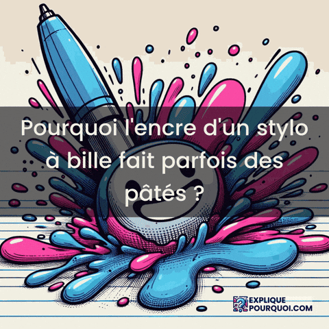 Bille Stylo GIF by ExpliquePourquoi.com