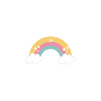 dielailustra rainbow star color arcoiris Sticker