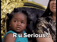R U Serious GIF by english4brazilians