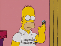 amused homer simpson GIF