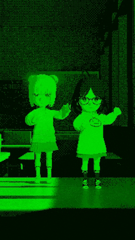 mirejuu giphyupload dance green silly GIF