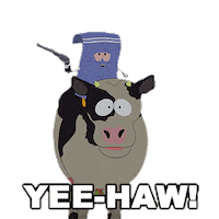 Pew Pew Cowboy Sticker by South Park