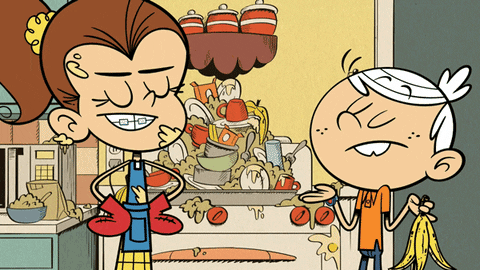 the loud house falling GIF by Nickelodeon