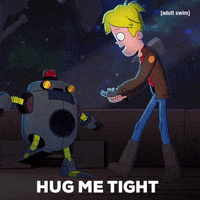 adultswim hug relationship adult swim best friends GIF