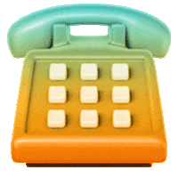 Phone Emoji Sticker by Free & Easy