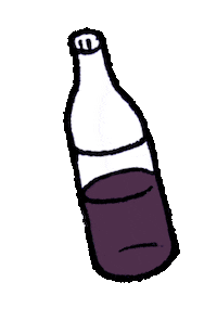 maximegg shake glass juice mug Sticker