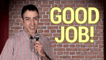 Hal Rudnick Good Job GIF by Eric Jennifer