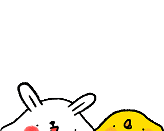 懶散兔與啾先生 Sticker