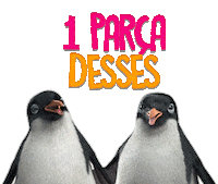 PinguinosOficial mano amizade parceiro pinguim Sticker