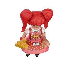 Girl 3D Sticker by PLAYMOBIL