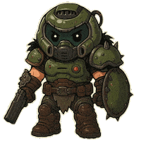 The Dark Ages Doom Sticker