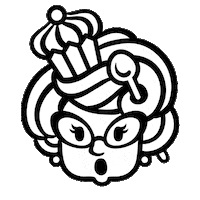 Surprise Wow Sticker by TetaFrida