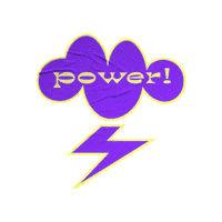 Brueckensteine power cloud lightning storm Sticker