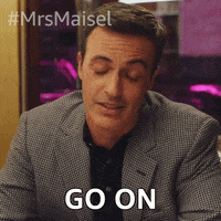 Go On Prime Video GIF by The Marvelous Mrs. Maisel