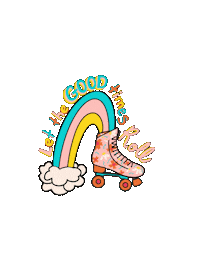 Good Times Rainbow Sticker