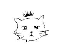 shocked cat Sticker by Eyeko