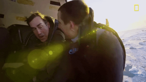 Look Down Bear Grylls GIF by National Geographic Channel