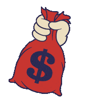 Make It Rain Money Sticker