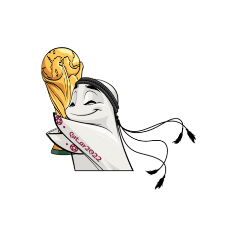 World Cup Mascot Sticker by Road to 2022